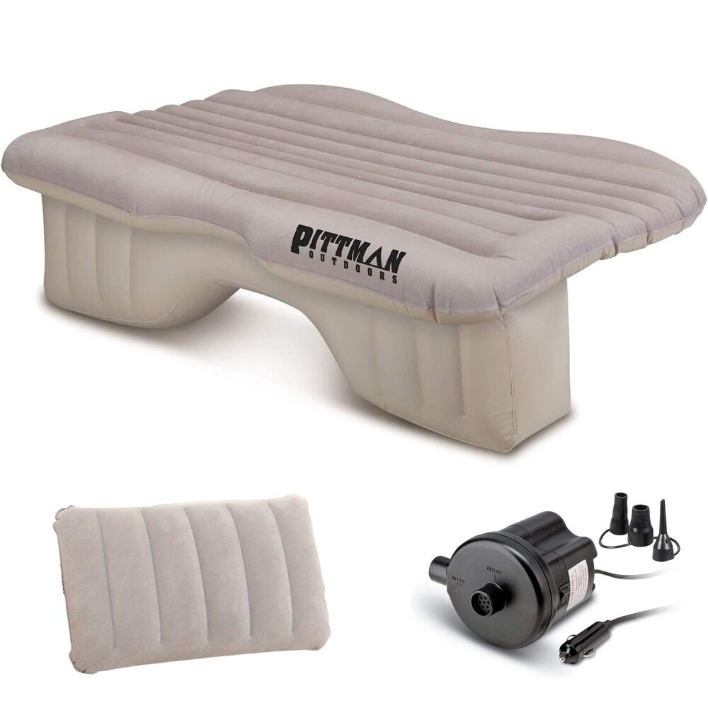 NWT Pittman AirBedz Backseat PVC Air Mattress & DC Pump - Mid-Size - Tan - Picture 4 of 6
